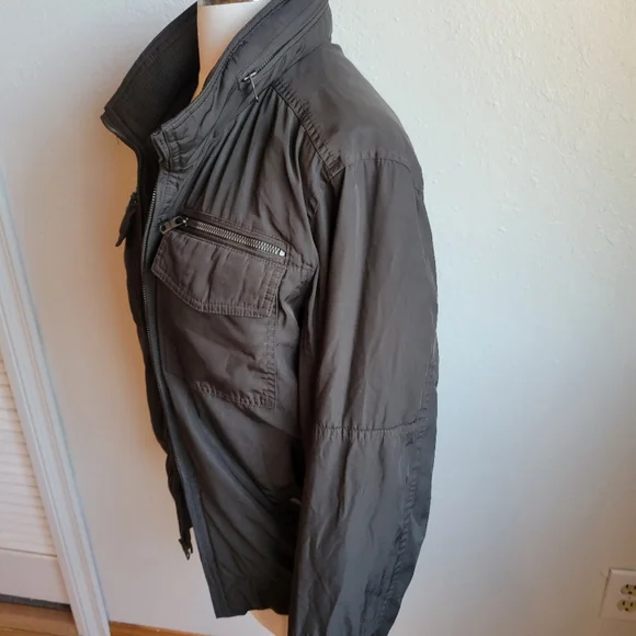 Tommy Hilfiger Army Green bomber unisex jacket S - Picture 2 of 6